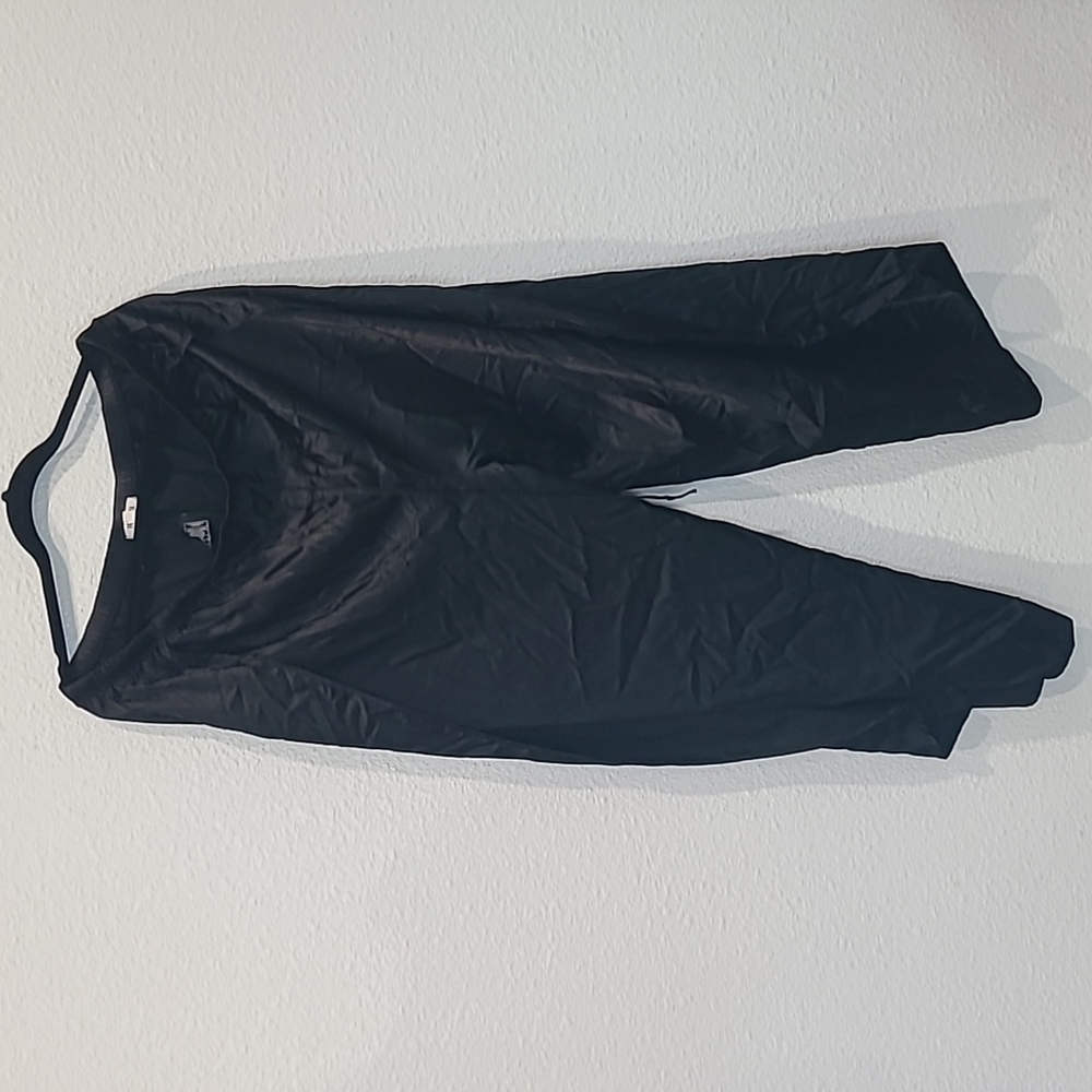 BB DAKOTA black satin pants XXL